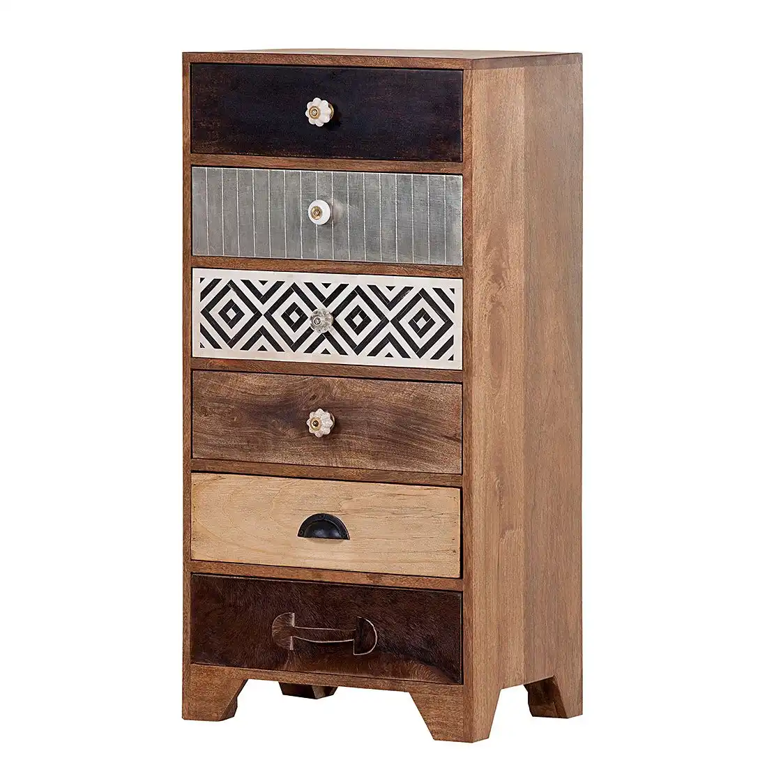 Mango wood Drawers Chest with 6 drawers - popular handicrafts